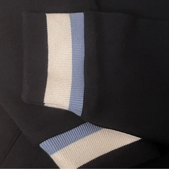 Polo Ralph Lauren Navy Blue zip light Jacket with light blue and white accents - Picture 6 of 7